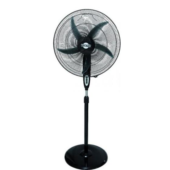 Ventilador Tokyo de Pie Negro Bravísimo 3 Velocidades 20"